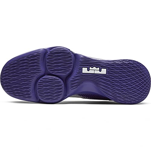 [ナイキ] メンズ バスケットボールシューズ レブロン ウィットネス 4 / LEBRON WITNESS IV バスケ バッシュ スニーカー ホワイト/パープル/イエロー 27.5cm BV7427 100 国内正規品 6枚目