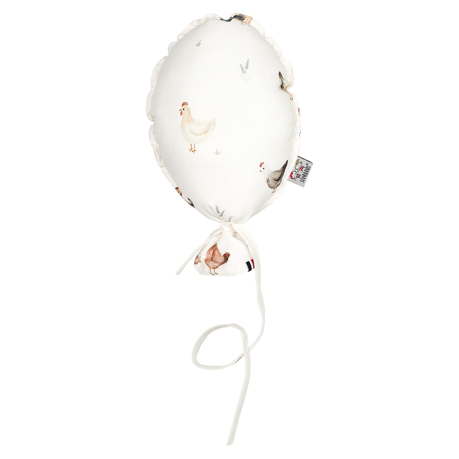 Ballon mural en satin de coton Sevira Kids fabrication française chic pour chambre bébé
