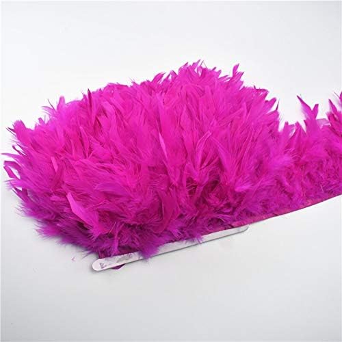 10Meters Fluffy Turkey Feathers for Crafts Ribbon Feather Trim Fringe Feather Dancer Carnival Costumes Wedding Decoration Plumas