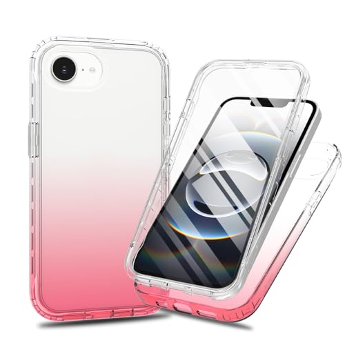 TRIPLE RIVER�EFor iPhone17e �P�[�X �N���A �ϏՌ� For iPhone16e �J�o�[ �w�ʓ��� ���� �O��ی� �t���J�o�[ �x�[���ی� ���ʊ���~�� �p �ی� �R�[�i�[�o���p�[(�N���A���b�h)