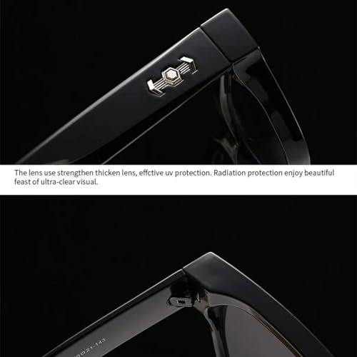 Lunettes de soleil vintage steampunk mixtes avec rivets et protection UV400