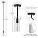 Black Pendant Lights Kitchen Island - Small Clear Glass Pendant Light Fixture