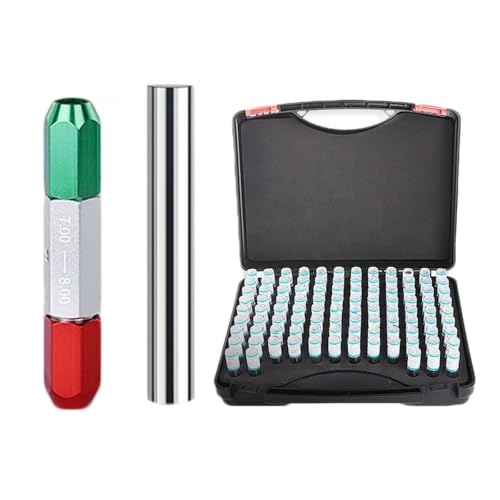 Calibrador de pasador de acero de 1.00-2.00mm con 101 piezas de precision de paso 0.01mm