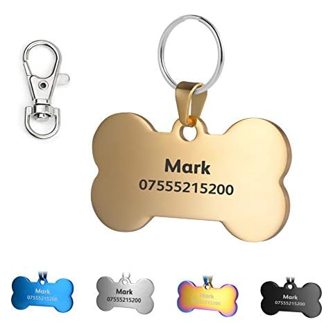 Etiquetas de identificación para Mascotas de Acero Inoxidable Cover