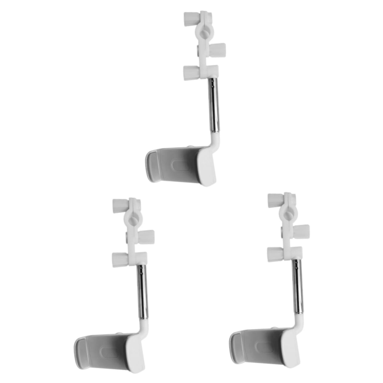 DOITOOL 3 Soportes De Teléfono con Clip para Espejo Retrovisor De Coche Soporte para Teléfono Soporte De Navegación Material Abs Conducción Segura.