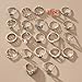 ZOVOLI 22 PCS Vintage Silver Knuckle Rings for Women Set Boho Stackable Rings for Women Flower Snake Butterfly Retro Gothic Statement Rings Pack Fashion Jewelry Gifts