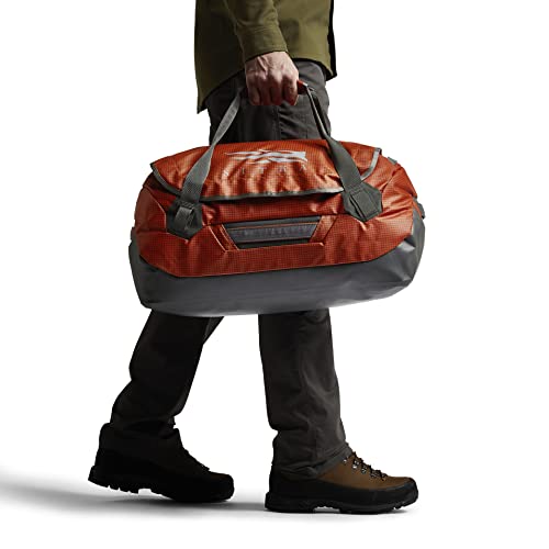 Image of Sitka Gear Drifter Water-Resistant Travel Duffle Bag - 50l /75L /110L, Burnt Orange (50l)