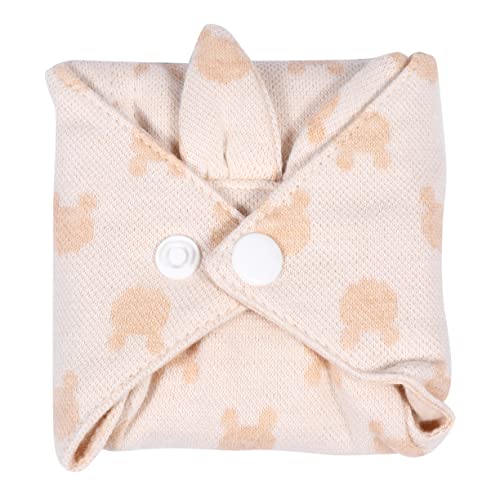 HAPINARY Compresas Sanitarias Reutilizables De Orgánico Toallas Menstruales Lavables y Cómodas Diseño De Orejas De Cuidado Diario y Nocturno Estilo Aleatorio