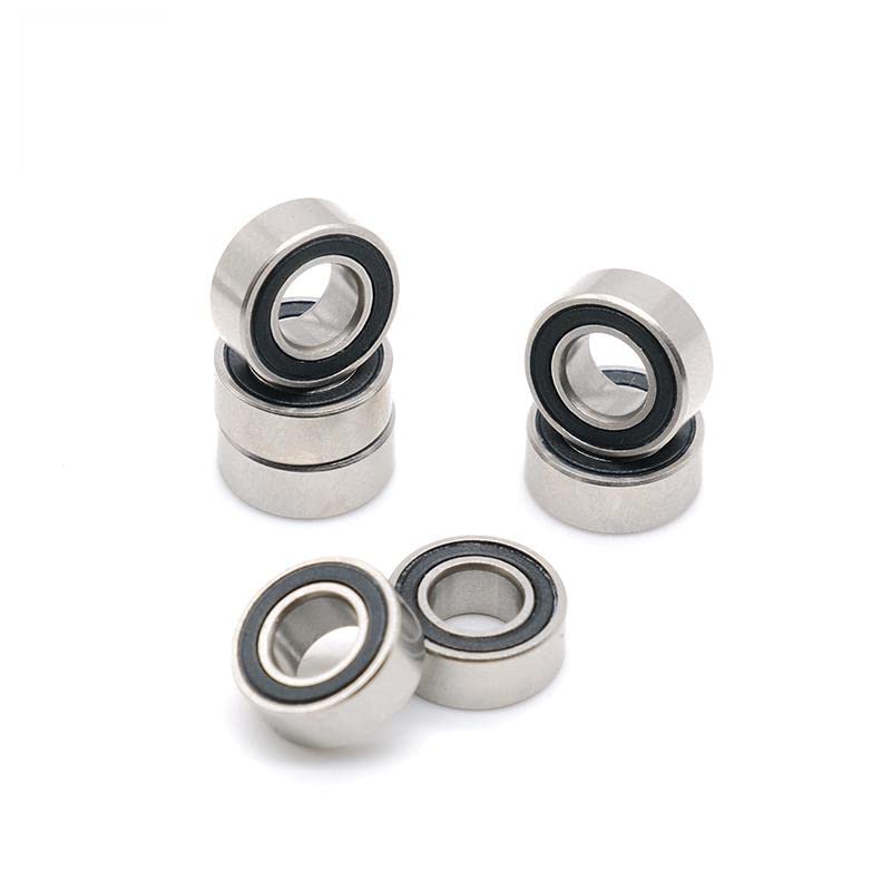 10Pcs MR115RS Bearing ABEC-3 5X11X4mm Miniature MR115-2RS Ball Bearings Blue Sealed MR115 2RS Bearing