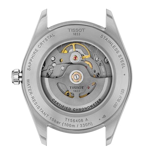 Image of Tissot Ballade Powermatic 80 COSC 39mm, Swiss Automatic Watch for Men, Stainless Steel Case, Silver Dial, T1564081103300
