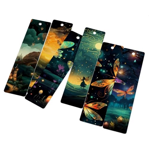 Marque-pages en métal Firefly lot de 6 pour accompagner votre voyage de lecture quotidien