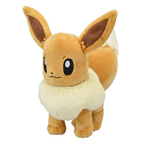 Eevee Evoli Pokemon Center Original doudou miniature figurine souple japonaise de collection