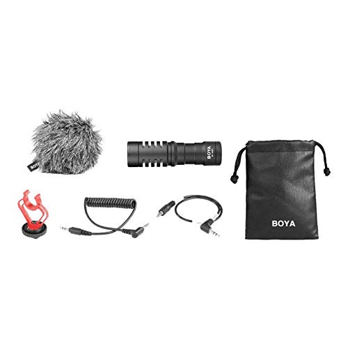 Microfone de gravação de vídeo Boya BY-MM1 para câmera DSLR smartphone osmo bolso youtube vlogging