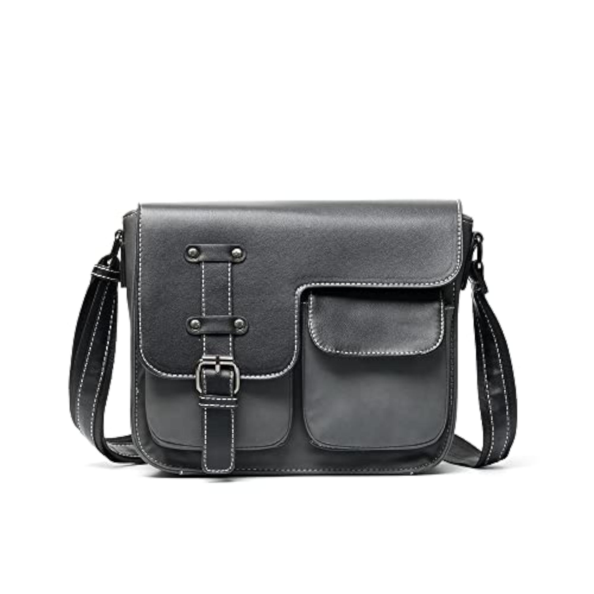 Stylish PU Leather Sling Cross Body Messenger Bag