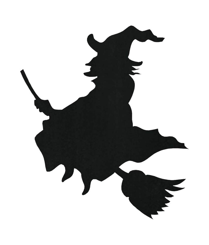 Silueta bruja de forja elegante, decoración de hierro calado de alta calidad 4