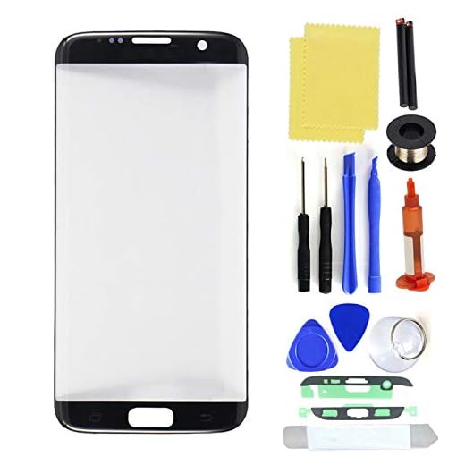 Auleset LCD peksk?rm ers?ttningsverktygssats f?r Samsung Galaxy S7 Edge G935 – svart