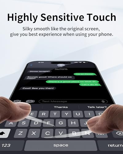 Image of 4 Pack Privacy Screen Protector for iPhone 16 Pro Max 6.9 Inch | Tempered Glass for iPhone 16 ProMax Anti-Peeping Anti-Blue light Frame Full Coverage Anti-Scratch