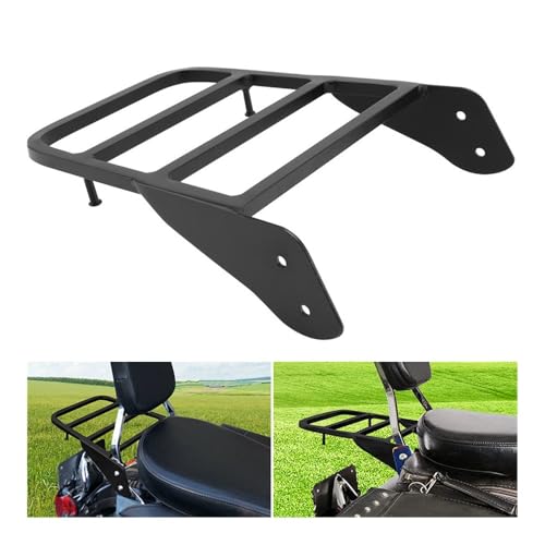 Porte-Bagage Moto avec Dossier Passager pour V-Star Dragstar XVS - 2