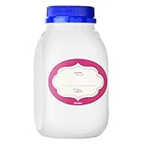 8 Ounce Empty Plastic Juice Bottles - 20 Pack – Food Grade Drink Bottles for Homemade Juice, Retail Use, Smoothies, Tea, Milk, Picnics and More with Tamper Evident Snap-Screw Lids DilaBee NEW ITEM