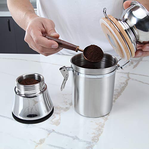 Easyworkz Manuelle Kaffeemühle mit einstellbarer Einstellung,Hand Edelstahl Kaffeebohnenmühle Werkzeug für Espresso… – Bild 6