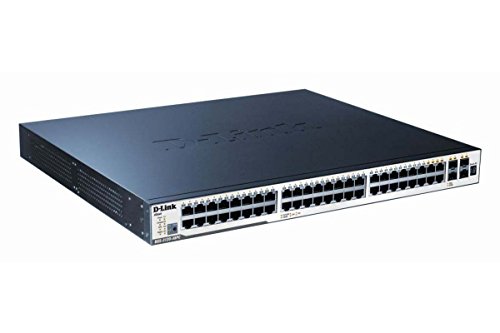 Image of xStack Managed 48-Port Gigabit Stackable L2 PoE+ Switch, 4 Combo SFP, 40-Gigabit Stacking, Standard Image