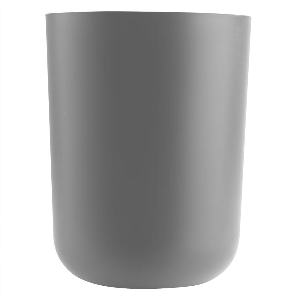 Juego de accesorios de baño, 6 unidades: dispensador de jabón, jabonera, soporte para cepillos de dientes, taza de enjuague, portaescobilla, cubo de basura, (gris)