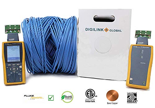 Cable Ethernet Cat6e UTP 500ft 23AWG Azul miniatura 6