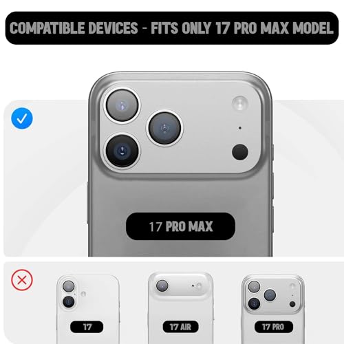 Image of Kratos Soft Silicone Case Cover Compatible with iPhone 17 Pro Max - Everyday Comfort Protection, Wireless Magnetic Charging Case with Raised Edge Camera & Screen Protection, Shock-Resistant Design