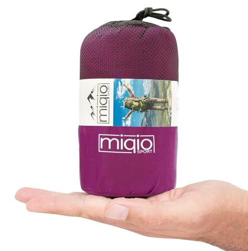 Miqio 2en1 Saco Sábana Y Sábana De Viaje Ligera Tamaño Doble Xl Morado - Cremallera A La Izquierda Miqio 2en1 Saco Sábana Y Sábana De Viaje Ligera Tamaño Doble Xl Morado - Cremallera A La Izquierda