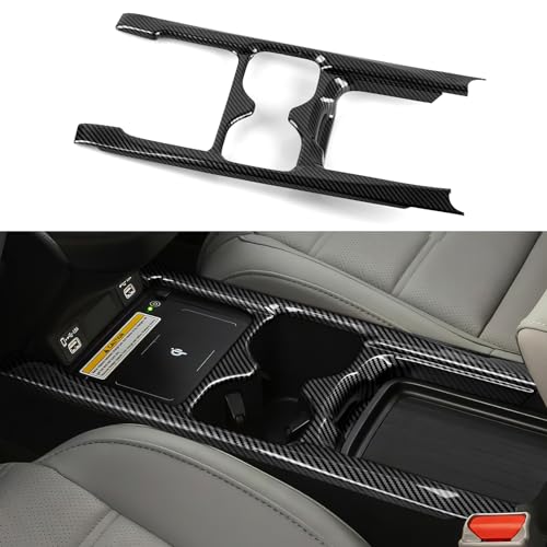 Image of for Honda CR-V 2020 2021 2022 Accessories CRV Cup Frame Decals ABS Carbon Fiber Stickers, B