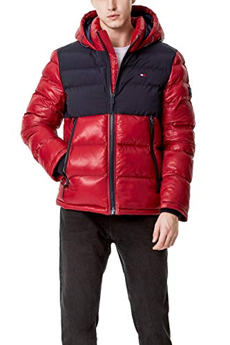 Image of Tommy Hilfiger Men's Classic Hooded Puffer Jacket (Standard and Big & Tall)