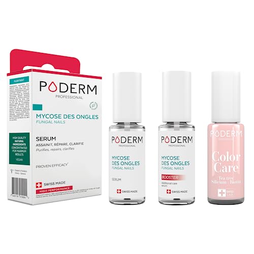 Traitement purifiant Poderm : booster et vernis pour ongles sains