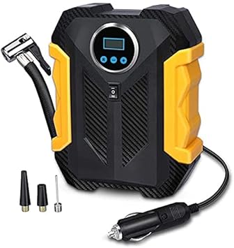 Original Mart Electric Digital Air Compressor Pump - 12V Digital Car Tyre Inflator, 150PSI Car Air Pump(18x12x5 Inch)