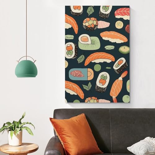 Impression sur toile sushi de qualité supérieure modern