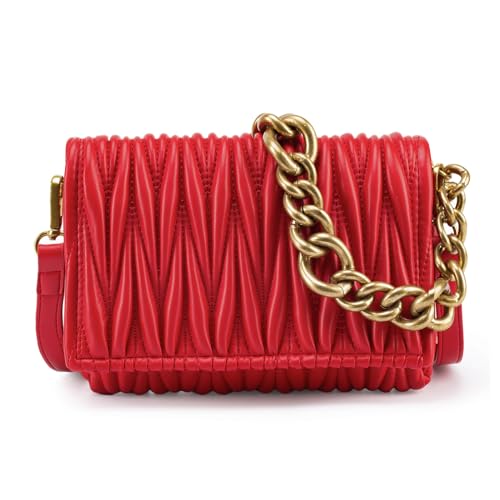 Image of Small Purses for Women Summer Crossbody Bag Quilted Evening Clutch Handbags