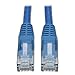 Tripp Lite Cat6 Gigabit Snagless Molded Patch Cable (RJ45 M/M) - Blue, 10-ft.(N201-010-BL)