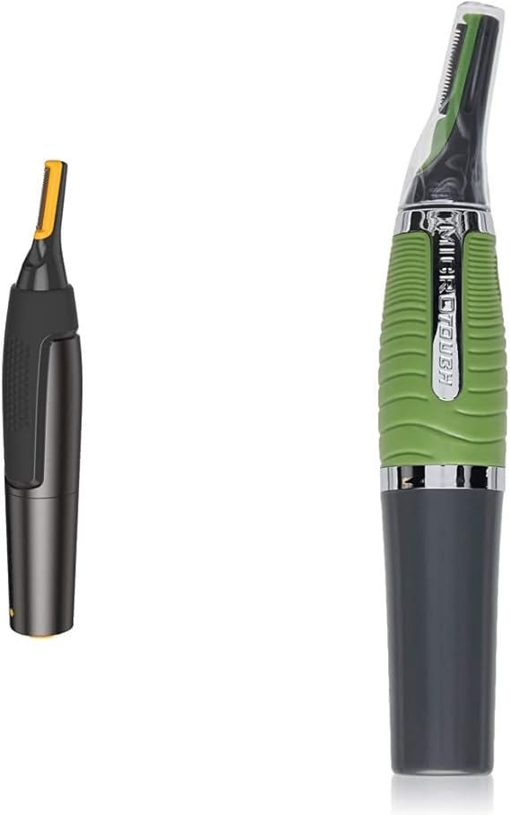 MicroTouch Titanium MAX Lighted Personal Trimmer + Micro Touch MAX Hair