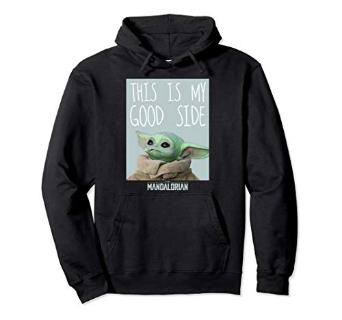 Star Wars The Mandalorian The Child This Is My Good Side Pullover Hoodie