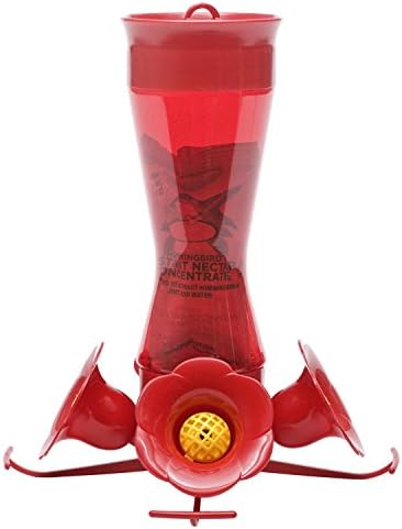 Perky-Pet Red Hummingbird Feeder - Pinch Waist Design for Easy Fe...