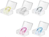 Clip Nasal Flotante, Clip Nasal de Agua a Prueba de desgarros. 5 mascarillas nasales Impermeables, Pinzas nasales de Silicona, congestión Nasal de Surf, adecuadas para Nadar y Entrenar