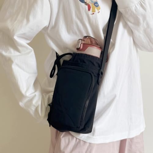 Water Bottle Holder with Shoulder Strap Water Bottle Carriers Slings Bag with Phone Pocket Crossbody Bag Unisex4