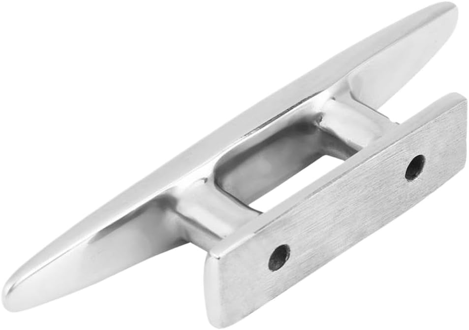 4 Inch Foldable Boat Grab Handle with Hollow Base Cleat Compatible with Marine Yacht 316 Stainless Steel