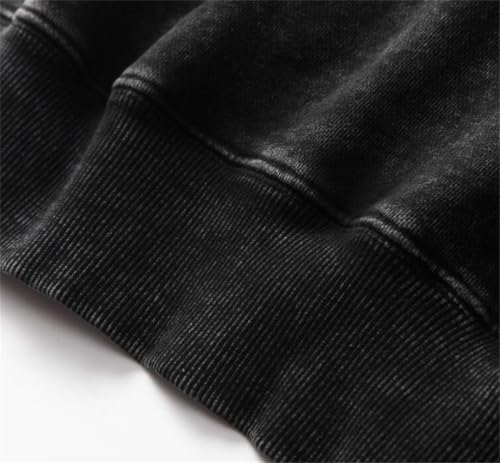 Mens Oversized Vintage Hoodies Pullover Unisex Hoodies Acid Wash Sweatshirt for Men Heavyweight4