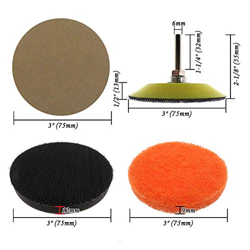 Image of VIBRATITE 21PCS Headlight Restoration Kit, 3 inch Drill Sanding & Cleaning Kit