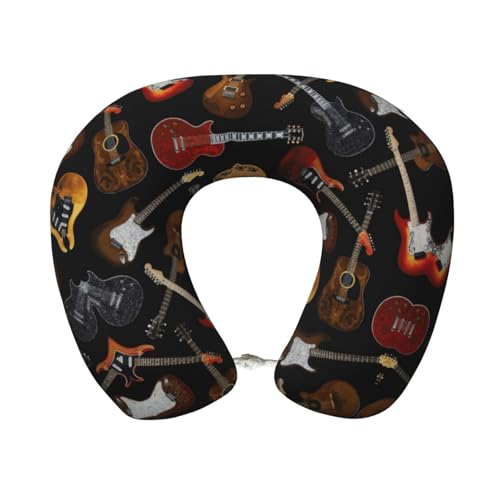 Almohada de Viaje de Poliéster Negra One Size miniatura 1