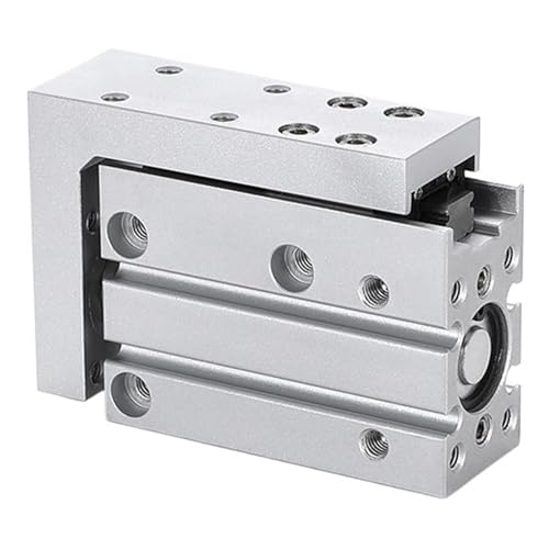 Cilindro neumático de precisión MXH10 con varilla de guía lateral lineal 7