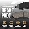 MAX Advanced Brakes - Rear Brake Kit For 2006-2013 Lexus IS350, IS250 w/Vented Rear Rotors, Replacement Drilled Slotted Black Coated Disc Rotors, Ceramic Pads #4
