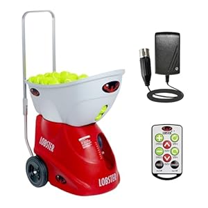 Elite Tennis Ball Machine - Auto Portable Tennis Ball Launcher, Preloaded & Custom Drills, Spin Control, Lob Elevation Switch, Ball Speed (up to 80MPH), with Multi-Function Remote Elite Tennis Ball Machine Auto Portable Tennis Ball Launcher Preloaded Custom Drills Spin Control Lob Elevation Switch Ball Speed up to 80MPH with Multi Function Remote