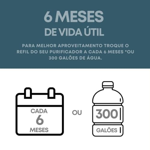Filtro Refil Bebedouro Purificador Eletrolux Acqualux Pe10b Pe10x Acquabios