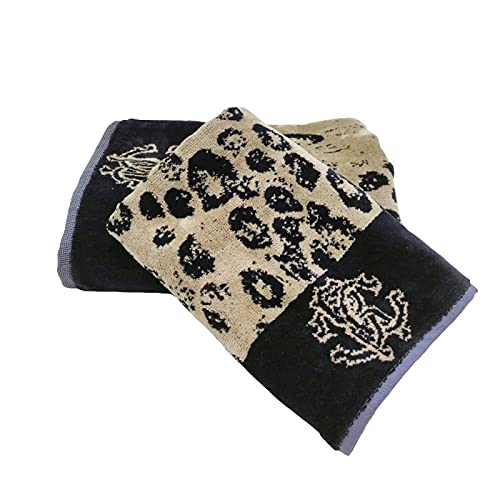 Roberto Cavalli Set Asciugamani 1+1 Giaguaro Home